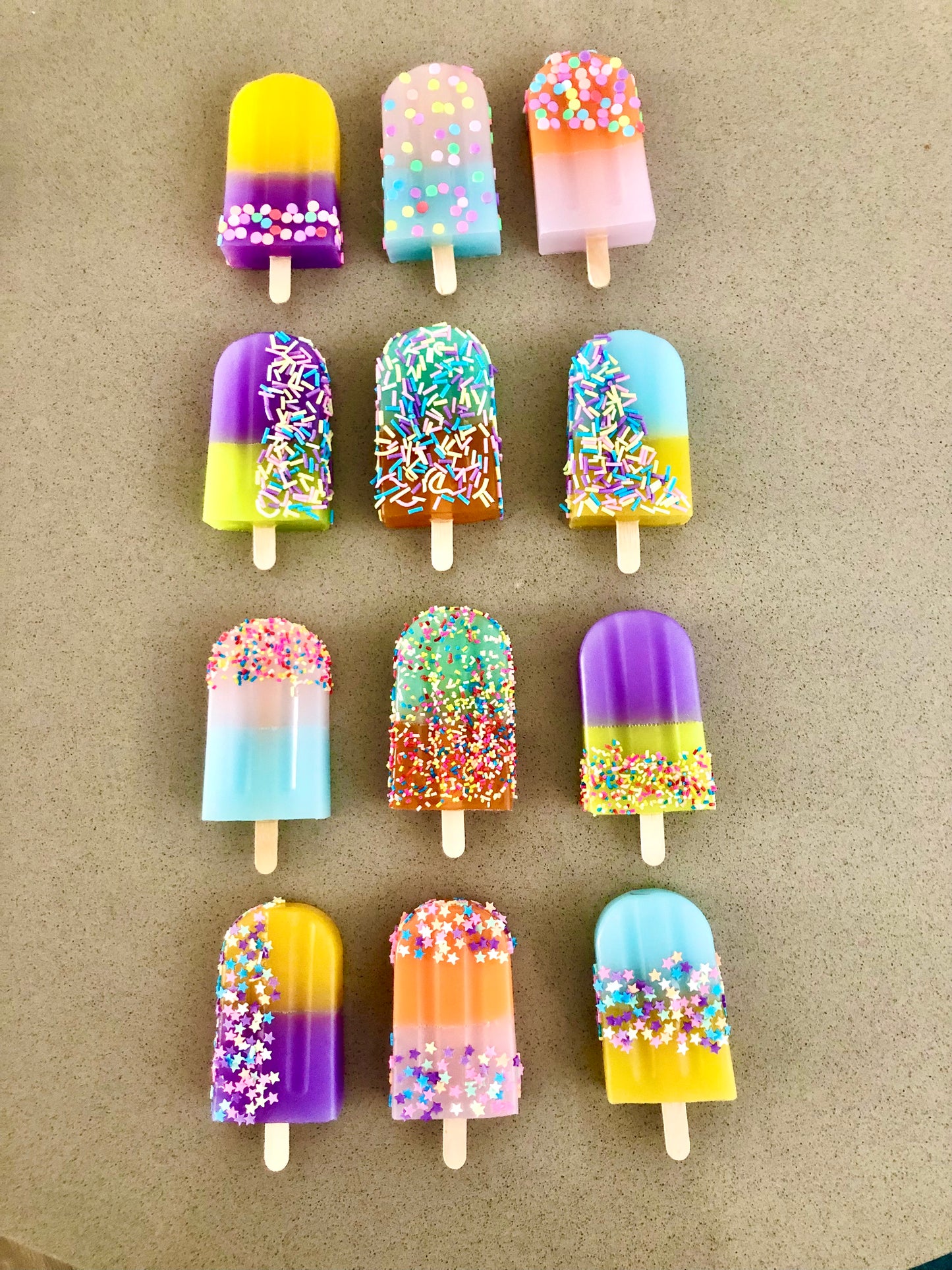 Sprinkle Popsicles