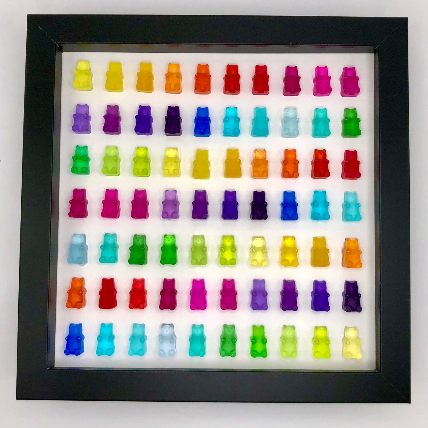 Gummy Bears - Framed in Shadow Box