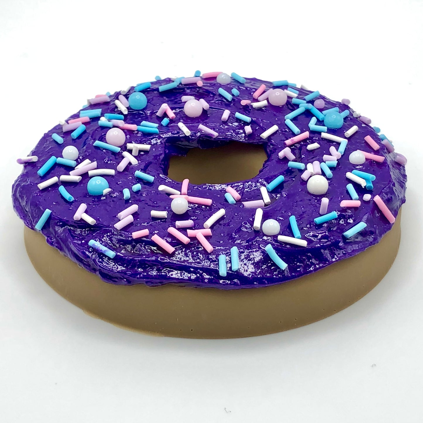 Purple Frosting LARGE Donut with Mixed Sprinkles