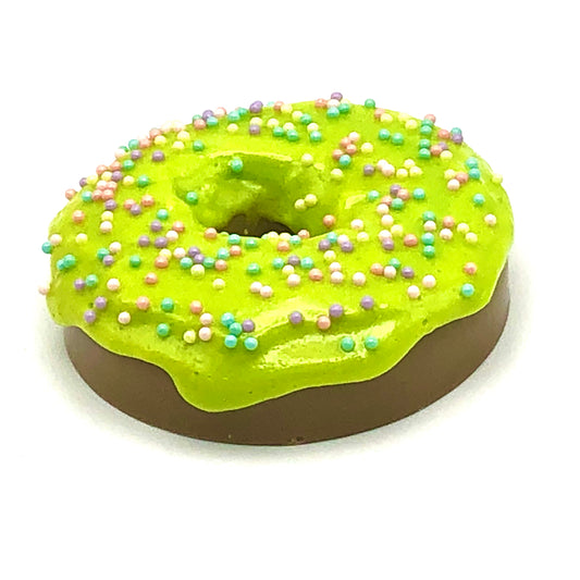 Wasabi Frosting Resin MINI Donut with Pastel Nonpareil Sprinkles