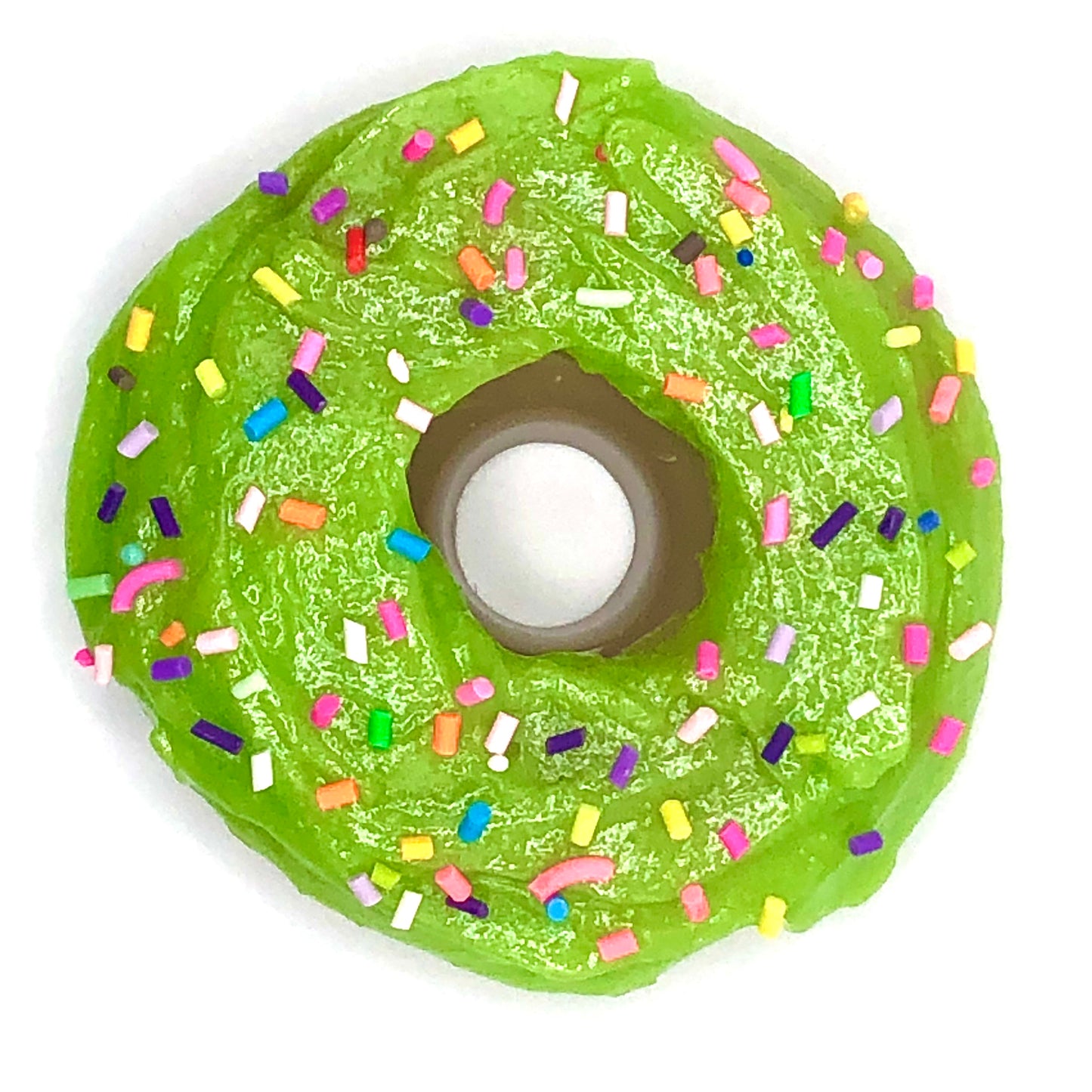 Wasabi Frosting Resin MINI Donut with Rainbow Sprinkles